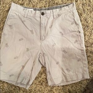 Mens shorts pineapple print